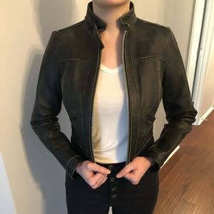 Limited Edition 1969 Leather Jacket Distressed